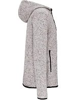 Kariban ProAct PA 365 Pánská pletená fleecová bunda s kapucí 20.P365 light grey melange Kariban ProAct PA 365 Pánská pletená fleecová bunda s kapucí 20.P365 light grey melange