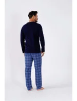 Pánské pyžamo ROY 1471 šedé - M-Max Pánské pyžamo ROY 1471 šedé - M-Max