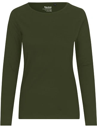 Neutral O 81050 Dámské tričko s dlouhým rukávem 77.8150 military Neutral O 81050 Dámské tričko s dlouhým rukávem 77.8150 military
