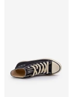 Dámské vysoké tenisky Big Star NN274283 černé