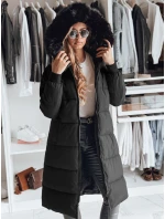 Dámská zimní bunda s kožešinou TREVERSE černá FashionStreet TY4498