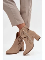 Boty na podpatku  model 219134 Step in style