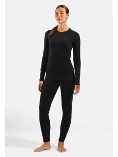 Dámské tričko ODLO Merino 160 BL Top Crew Neck l/s velikost S Black