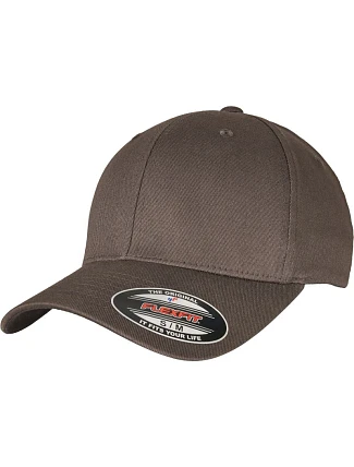 Flexfit 6277 6 Panelová kšiltovka Flexfit Wooly Combed 55.6277 dark grey/dark grey