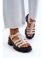 Vonné Dámské Sandály ZAXY NN285040 Bežové