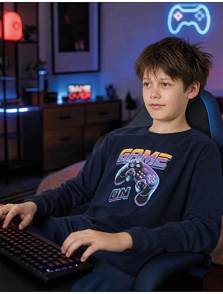 Pyžamo Cornette Young Boy 267/192 Gamepad, délka rukávů 134–164 Pyžamo Cornette Young Boy 267/192 Gamepad, délka rukávů 134–164