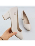 Lodičky Sergio Leone PB178 v tělové barvě s jehlovým podpatkem