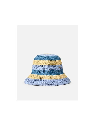 Dámský klobouk RIP CURL Crochet Bucket Hat, modrý Dámský klobouk RIP CURL Crochet Bucket Hat, modrý