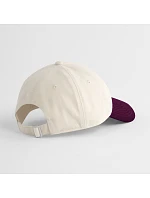 Beechfield B 67 5 panelová kontrastní kšiltovka 53.0067 natural/burgundy