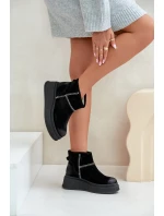 Kožené Semišové Sněhule Boty Na Platformě A Podpatku Hnědé Maciejka 06769-01 Černé Kožené Semišové Sněhule Boty Na Platformě A Podpatku Hnědé Maciejka 06769-01 Černé