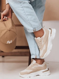 Dámské tenisky na platformě SPORTLITE beige FashionStreet ZY0608