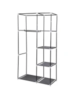 TEXTILNÍ ZAHRADA 90x45x170 cm tmavě šedá 8811