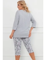 Italská móda Ibena r.3/4 sp.3/4 barva:melange/print Italská móda Ibena r.3/4 sp.3/4 barva:melange/print