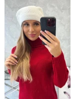 Dámská čepice Neli K392 bílá Dámská čepice Neli K392 bílá