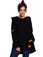 B131 Svetr s vysokým límcem - indigo B131 Svetr s vysokým límcem - indigo