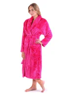 Dámská župan LILLY extra se šálovým límcem 2120 3430 Tmavě růžová - Vestis Dámská župan LILLY extra se šálovým límcem 2120 3430 Tmavě růžová - Vestis