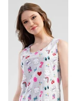 Dámská noční košile na ramínka Kitty Dámská noční košile na ramínka Kitty