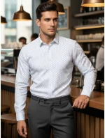 Pánská bílá košile FashionStreet DX2438