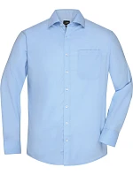 Daiber JN 682 Mikro keprová košile s dlouhým rukávem 02.0682 light blue Daiber JN 682 Mikro keprová košile s dlouhým rukávem 02.0682 light blue