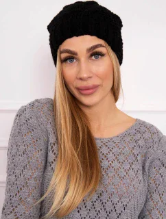 Fleecová čepice Justyna K253 černá
