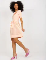 LK SK 506551 šaty.76P broskev LK SK 506551 šaty.76P broskev