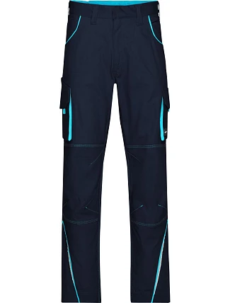 Daiber JN 847 (25-28) Pracovní kalhoty - Color 02.847S navy/turquoise