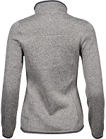 Tee Jays TJ 9616 Dámská melanžová pletená fleecová bunda 18.9616 grey melange