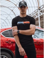 Pánské černé tričko FashionStreet RX5543