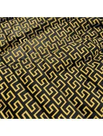 Černá/žlutá dámská parka (W702BIG) Černá/žlutá dámská parka (W702BIG)