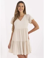 Šaty WN SK 842.01P světle béžová Šaty WN SK 842.01P světle béžová