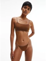 Nevyztužená braletka 2pack QD3806E CJ8 skořicová - Calvin Klein Nevyztužená braletka 2pack QD3806E CJ8 skořicová - Calvin Klein