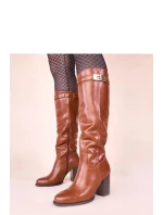 Kozačky na podpatku  model 221035 Solea