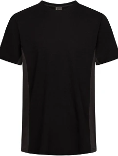 Promodoro 3590 Unisex kontrastní pracovní tričko - EXCD 40.3590 black/charcoal