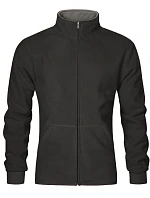 Promodoro 7971 Pánská dvojitá fleecová bunda 40.7971 graphite/light grey Promodoro 7971 Pánská dvojitá fleecová bunda 40.7971 graphite/light grey