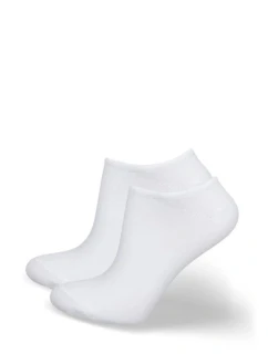 Dámské nízké ponožky STOP BACTERIA Bílé