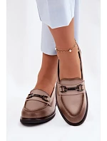 Kožené dámské mokasyny Vinceza Béžové