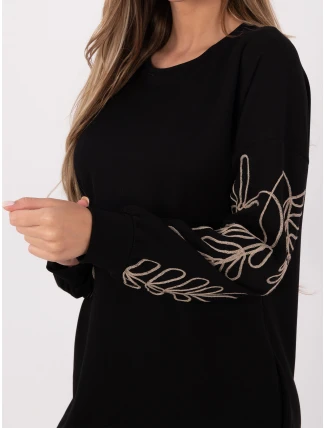 RV SK šaty A1064.95 černé RV SK šaty A1064.95 černé