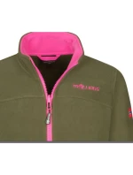 Trollkids Dívčí sportovní fleecová bunda XT s rozepínáním zelená (415-194)