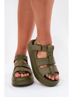 Dámské sandály na platformě zelené Nitavelia Dámské sandály na platformě zelené Nitavelia
