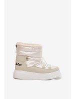 Dámské zimní boty Na platformě Lee Cooper LCJ 25 03 3815 Bílé