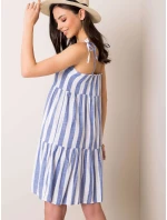 Šaty LK SK 507684.14 bílá a modrá