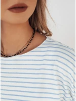 Dámská pruhovaná halenka APRICALE bílá FashionStreet RY2371 Dámská pruhovaná halenka APRICALE bílá FashionStreet RY2371