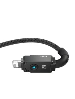 Baseus Nezlomitelný kabel USB-IP 2,4A 2m (černý)