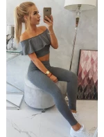 Sada s volánky grafit Sada s volánky grafit