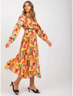 Šaty DHJ SK 15163.84 oranžová