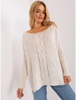 Jumper TW SW BI 559.45 světle béžový