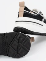 Luxusní  tenisky černé dámské platforma