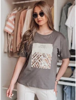 Dámské tričko CENTIA graphite FashionStreet RY2612