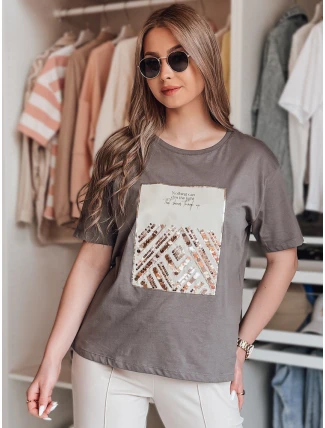 Dámské tričko CENTIA graphite FashionStreet RY2612