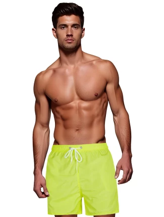 Pánské plavecké šortky žluté FashionStreet SX2527